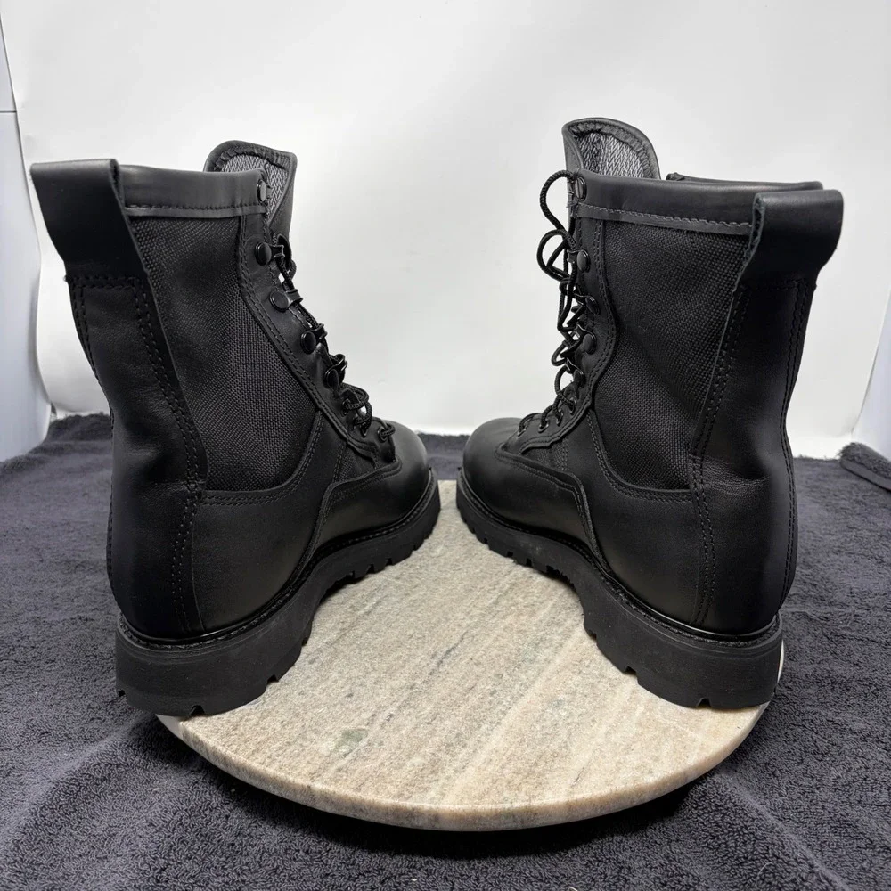 Bates Gore-Tex Black Leather Waterproof Combat Military Tactical Boots 7.5